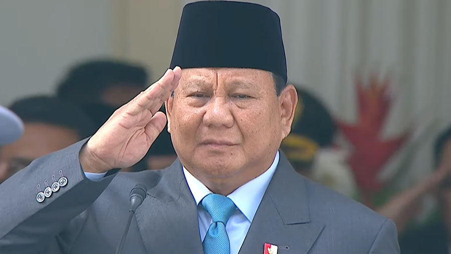 Iduladha Pertama Sebagai Presiden, Prabowo Salat Id di Istiqlal