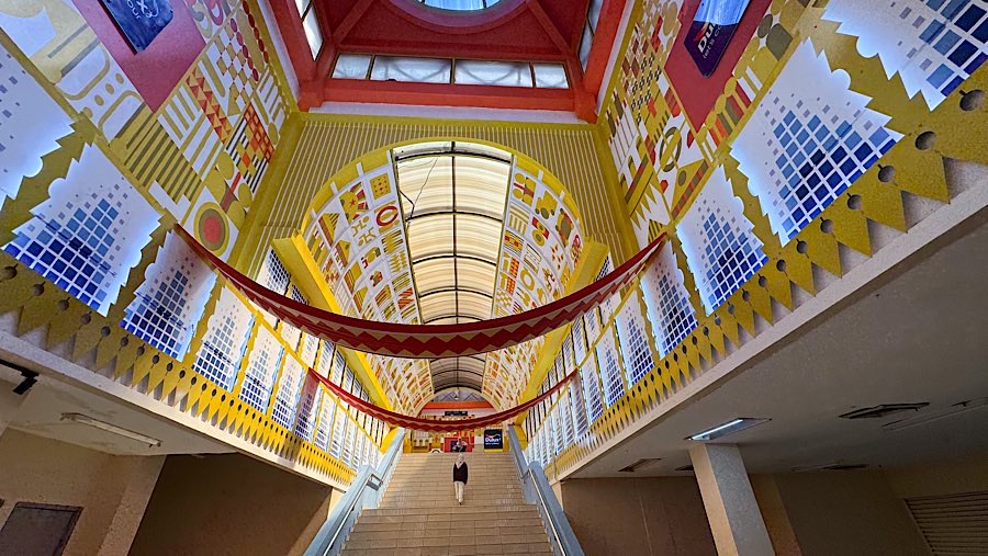 Pemprov DKI Jakarta meresmikan Blok M Hub sebagai bagian dari revitalisasi kawasan terminal dan Mal Blok M. (Bloomberg Technoz/Andrean Kristianto)