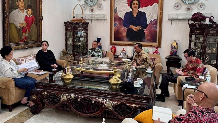 Sufmi Dasco di Kediaman Megawati Soekarnoputri (Dok. Instagram @sufmi_dasco)