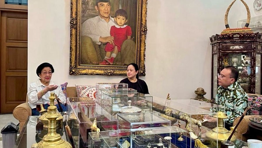 Sufmi Dasco di Kediaman Megawati Soekarnoputri (Dok. Instagram @sufmi_dasco)