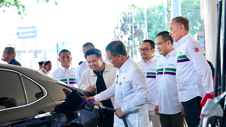 Pertamina Luncurkan Pertamax Green 95 di Jawa Tengah