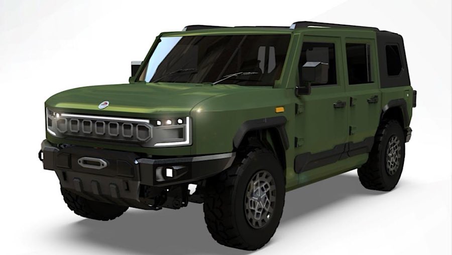 Kendaraan taktis Maung MV3-EV, Pandu buatan PT, Pindad. (Istimewa)