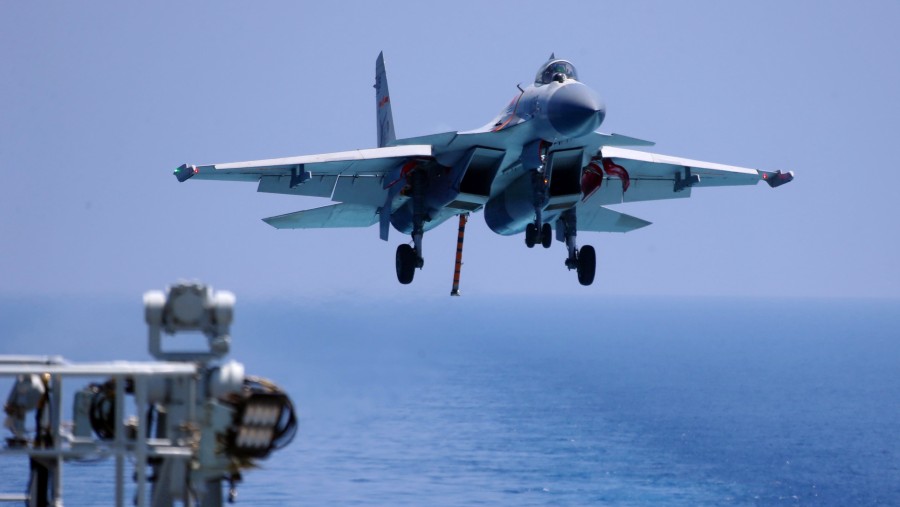 Jet tempur J-15 China. (Bloomberg)