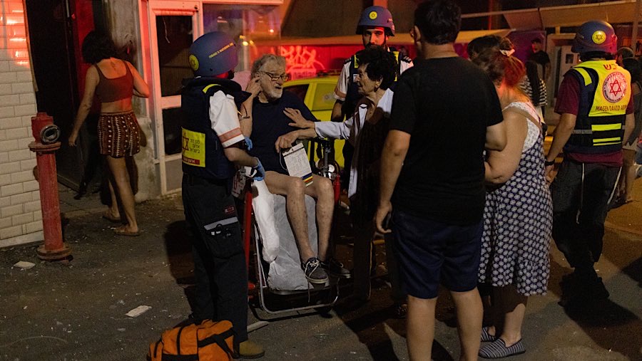 Delapan Korban Dirawat di Sebuah Rumah Sakit Tel Aviv, Sebagian Besar Alami Luka Ringan-Sedang,