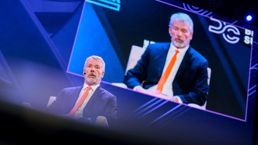 Michael Saylor, co-founder and executive chairman Strategy atau MicroStrategy. (Kent Nishimura/Bloomberg)