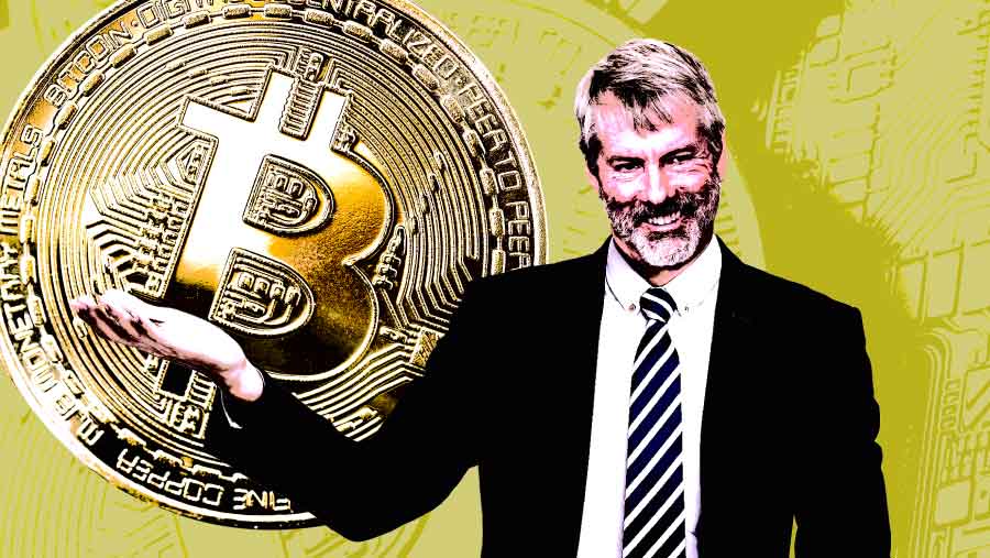 Michael Saylor dari Strategy Punya Bitcoin Bernilai Rp1.031 T (Bloomberg Technoz/Asfahan)