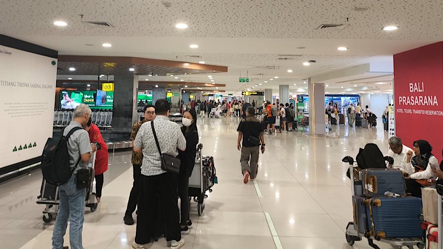 Penerbangan internasional juga telah diberangkatkan dari Bandara I Gusti Ngurah Rai pada dini hari tadi. (Dok. Bandara I Gusti Ngurah Rai)