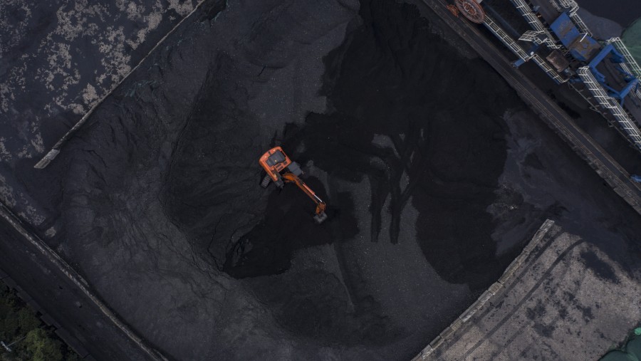 Coal stockpile./Bloomberg-Qilai Shen