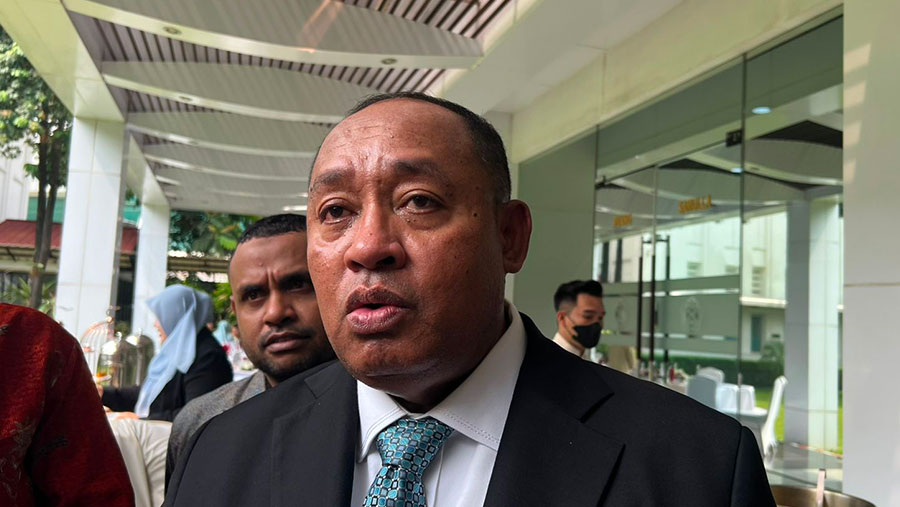 Dirjen Penegakan Hukum Kementerian ESDM Rilke Jeffri Huwae. (Bloomberg Technoz/Mis Fransiska Dewi)