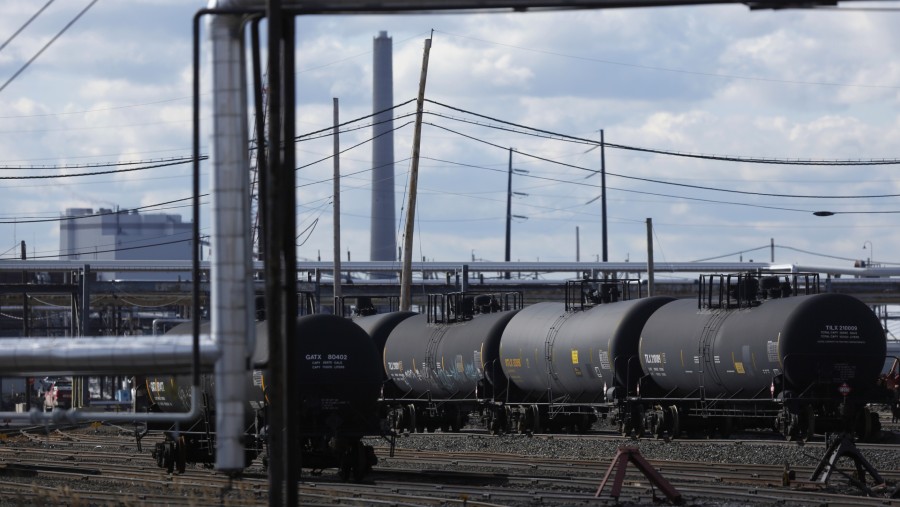 Tanki etana di AS./dok. Bloomberg