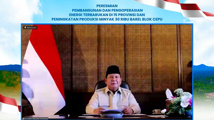 Presiden RI, Prabowo Subianto, menyatakan bahwa pengembangan energi surya memiliki peran krusial dalam menjangkau wilayah 3T. (Dok. PLN)