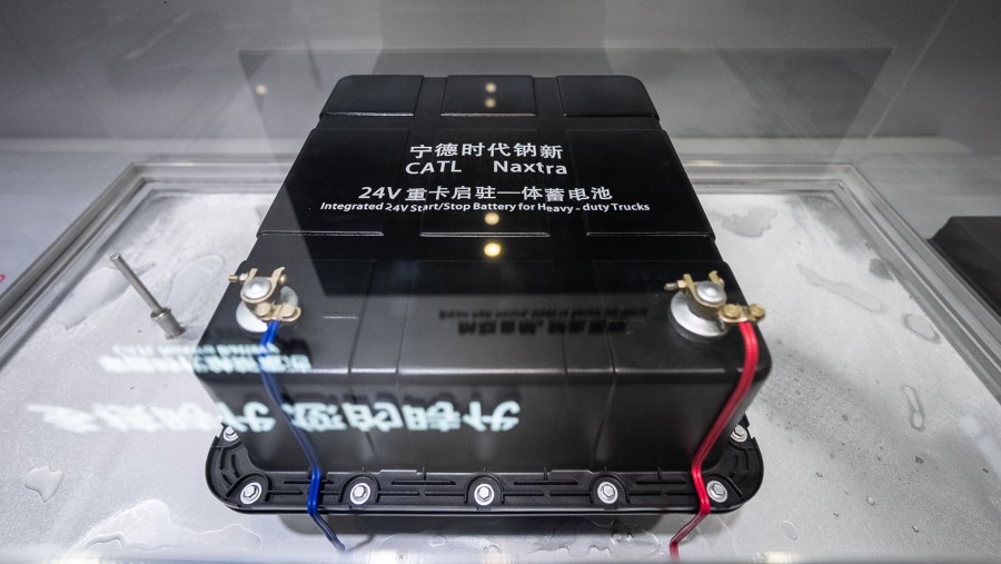 Baterai Naxtra Contemporary Amperex Technology Co. (CATL)./Bloomberg-Chan Long Hei