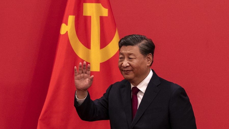 Sekjen Partai Komunis China, Xi Jinping. (Kevin Frayer/AFP/Getty Images via Bloomberg)