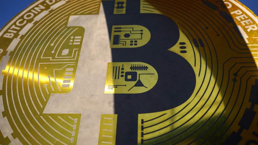 Ilustrasi Bitcoin. (Bloomberg)