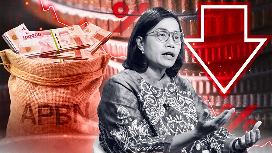 Sri Mulyani Menyebut Defisit APBN 2025 Dapat Melebar ke 2,78% PDB. (Diolah dari Berbagai Sumber)