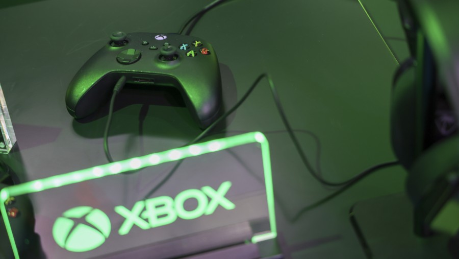 Xbox dari Microsoft. (Alex Kraus/Bloomberg)