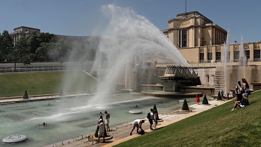 Cuaca panas ekstrem diperkirakan akan memecahkan rekor baru. (Anita Pouchard Serra/Bloomberg)