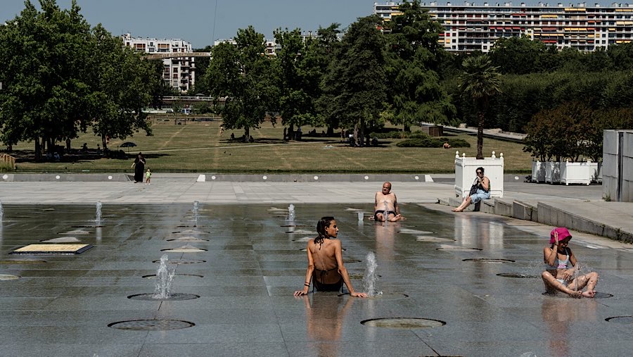 Gelombang panas hebat terus melanda Eropa. (Anita Pouchard Serra/Bloomberg)