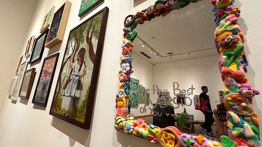 Pameran Kids Biennale Indonesia ini berlangsung dari 4 hingga 31 Juli 2025.  (Bloomberg Technoz/Andrean Kristianto)