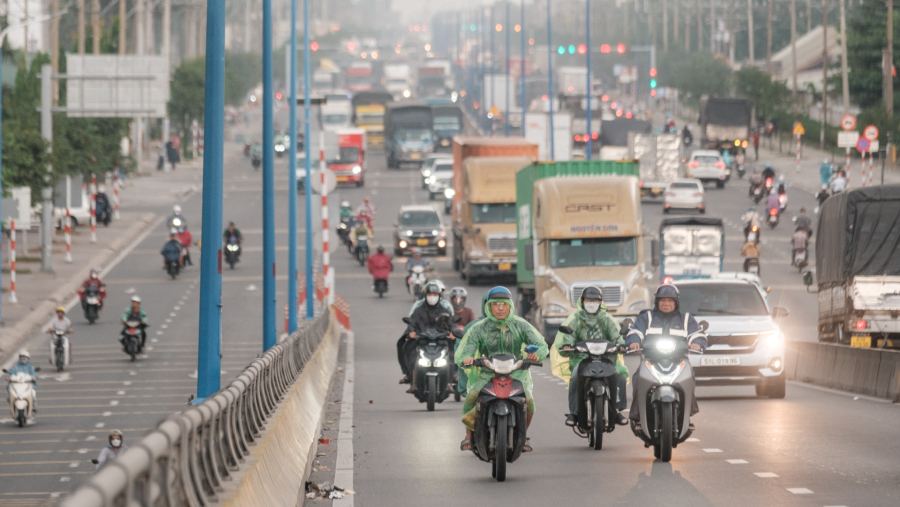 Aktivitas ekonomi di Vietnam. (Bloomberg)