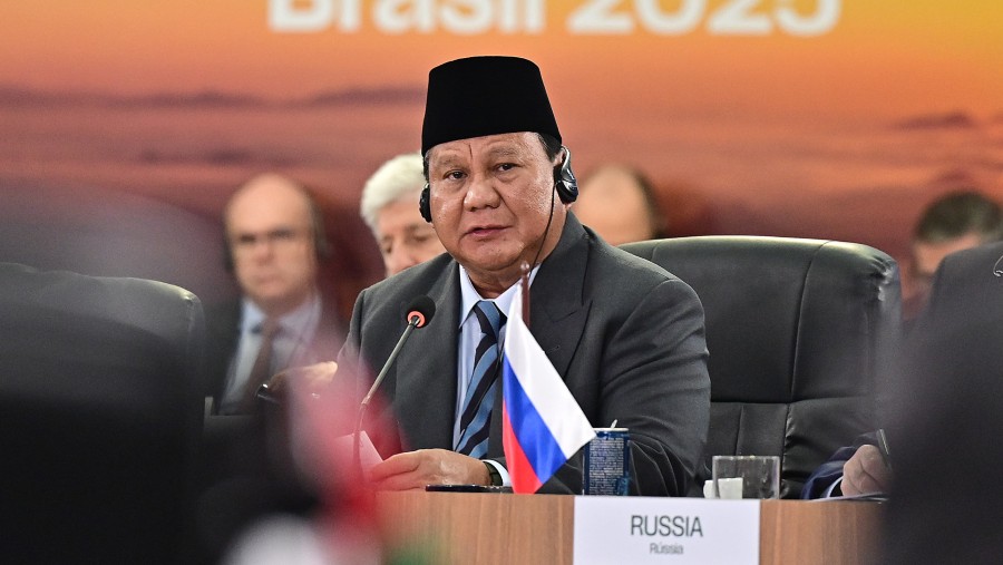 Prabowo Subianto di KTT BRICS 2025 di Rio de Janeiro, Brasil. (Muchlis Jr/Biro Pers Sekretariat Presiden)