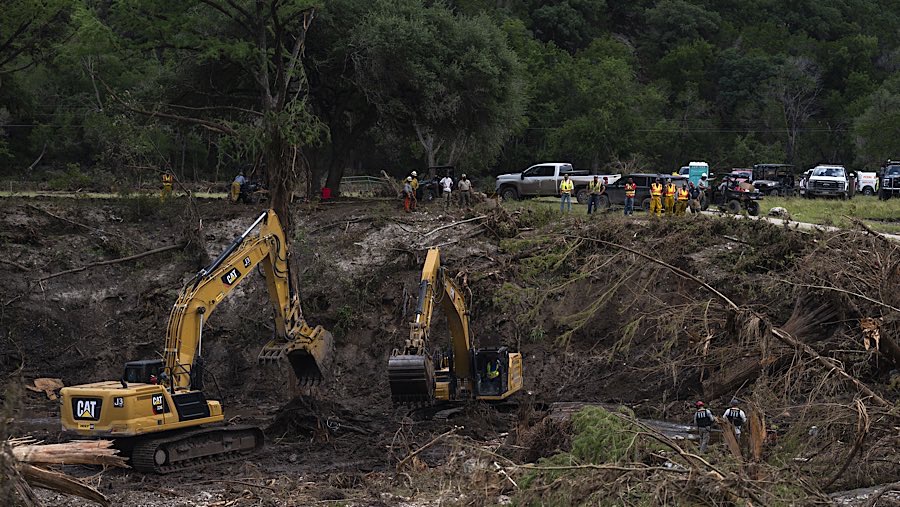 Banjir bandang Texas menyebabkan 161 orang masih dilaporkan hilang dan jumlah tersebut kemungkinan akan terus bertambah. (Eli Hartman/Bloomberg)