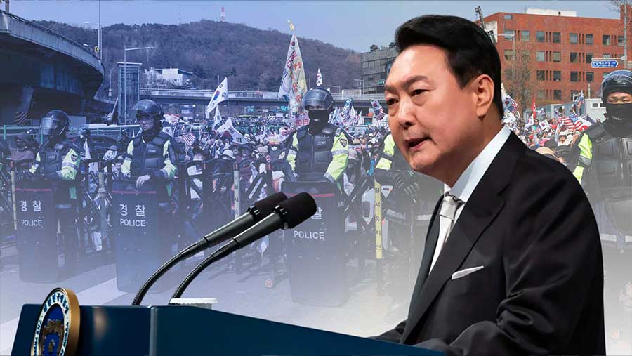 Mantan Presiden Korsel, Yoon Suk Yeol ditahan Lagi, Padahal Baru Bebas 4 Bulan Lalu. (Bloomberg)