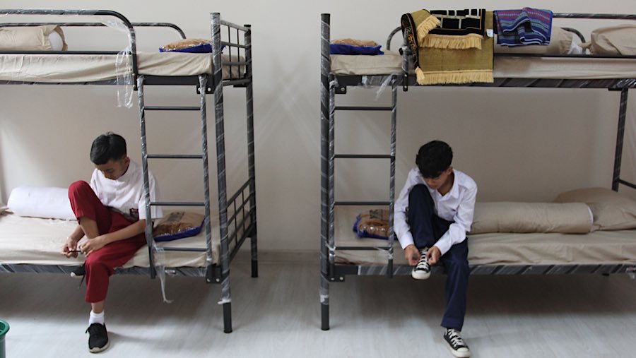Peserta didik terdiri dari 30 oranglaki-laki dan 45 orang perempuan yang bersekolah di Sekolah Rakyat Sentra Handayani. (Bloomberg Technoz/Andrean K)