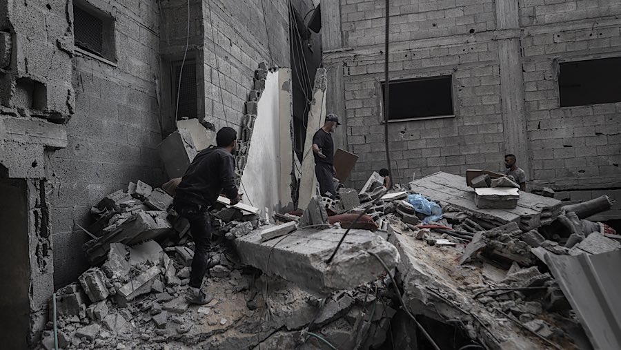 WFP PBB mengatakan situasi di Jalur Gaza lebih buruk di mana sekitar 90.000 perempuan dan anak-anak menderita malnutrisi. (Ahmad Salem/Bloomberg)