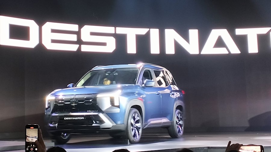 Peluncuran Mitsubishi Destinator di Senayan, Kamis (17/7/2025). (Bloomberg Technoz/Sultan Ibnu Affan)