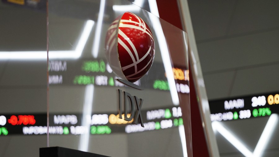 Ilustrasi pasar saham di Bursa Efek Indonesia. (Bloomberg)