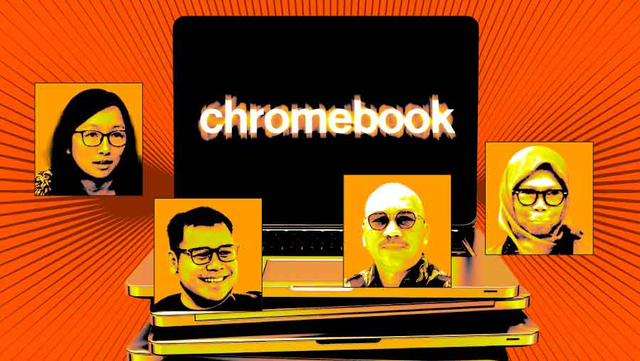Kronologi hingga Modus Kasus Korupsi Laptop Chromebook (Bloomberg Technoz/Asfahan)
