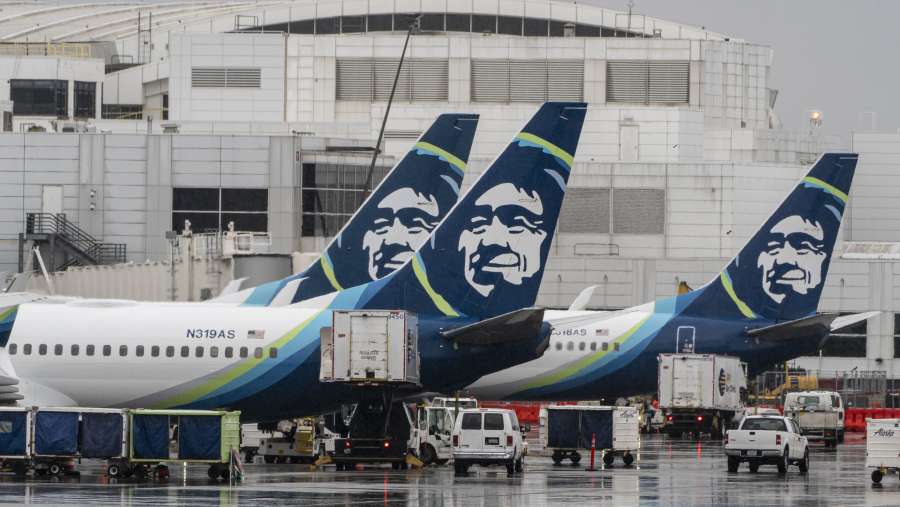 Alaska Air. (Bloomberg)