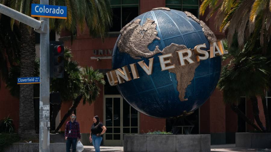 Kantor Universal Music Group di Santa Monica, California. (Bing Guan/Bloomberg)