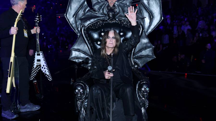 Ozzy Osbourne di Rock and Roll Hall of Fame 2024. (Kevin Mazur/Getty Images via Bloomberg)