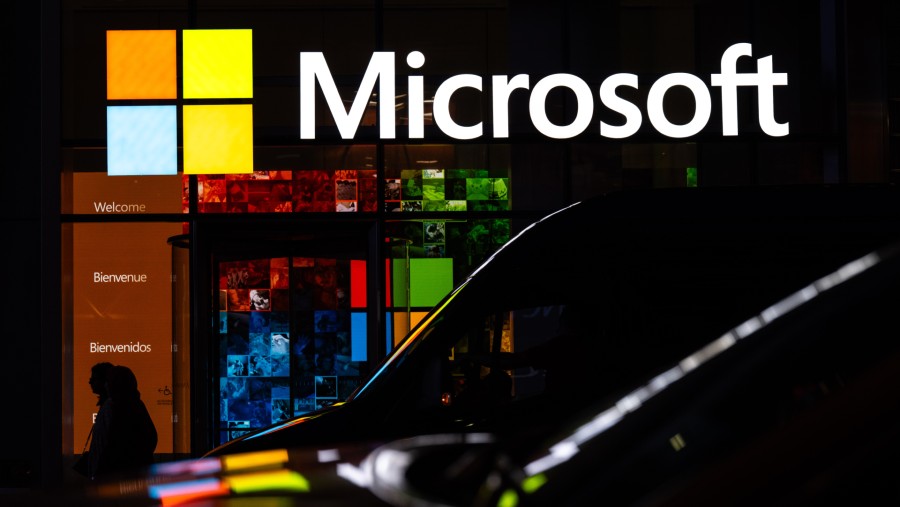 Microsoft. (Bloomberg)