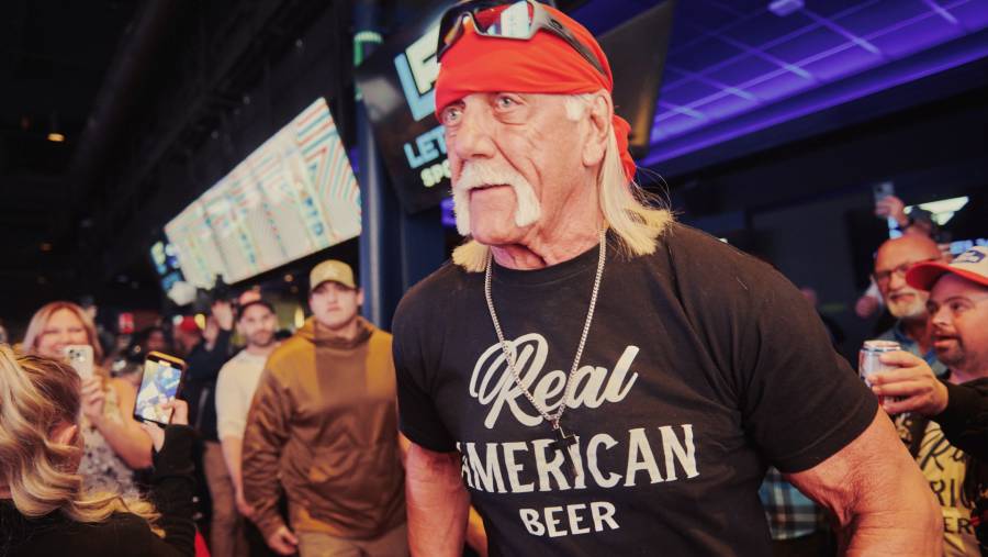 Legenda gulat Hulk Hogan. (Dan Brouillette/Bloomberg)