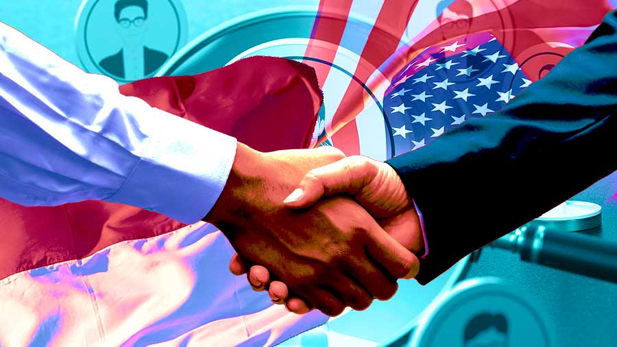 Ilustrasi Kesepakatan Transfer Data Pribadi dari Indonesia ke Amerika (Diolah berbagai sumber)