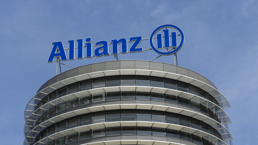 Papan nama Allianz SE. Sebuah insiden pembobolan data terjadi pada Allianz Life, perusahaan asuransi asal Amerika. (Bloomberg)