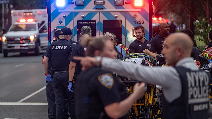 Seorang karyawan Blackstone juga tewas, menurut seseorang yang mengetahui kejadian tersebut. (Victor J. Blue/Bloomberg)