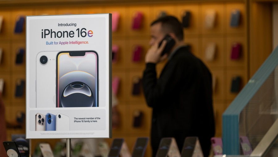 Suasana toko ritel Apple. (Bloomberg)