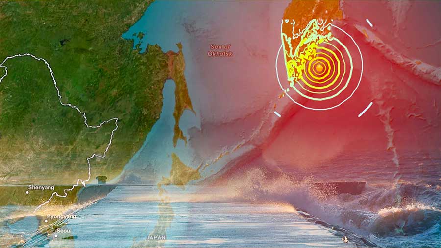 Gempa Hebat Rusia Berskala 8,8 Picu Peringatan Tsunami Dimana-mana. (Diolah berbagai sumber)