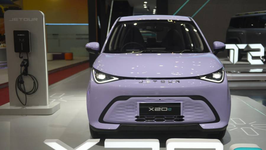 Jetour X20e. (Angga/Bloomberg Technoz)