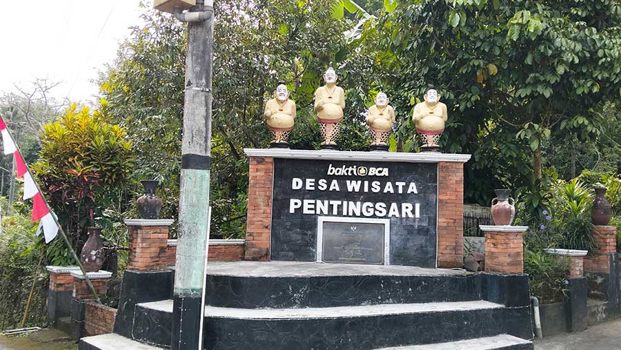 Desa Wisata Pentingsari, Yogyakarta. (Dinda Decembria/Bloomberg Technoz)