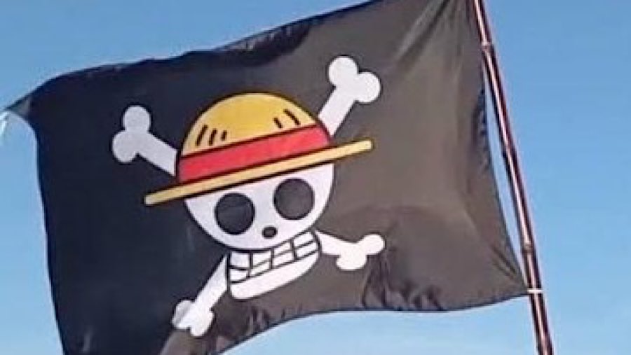 Bendera One Piece Jolly Roger. (Tangkapan Layar via Instagram)
