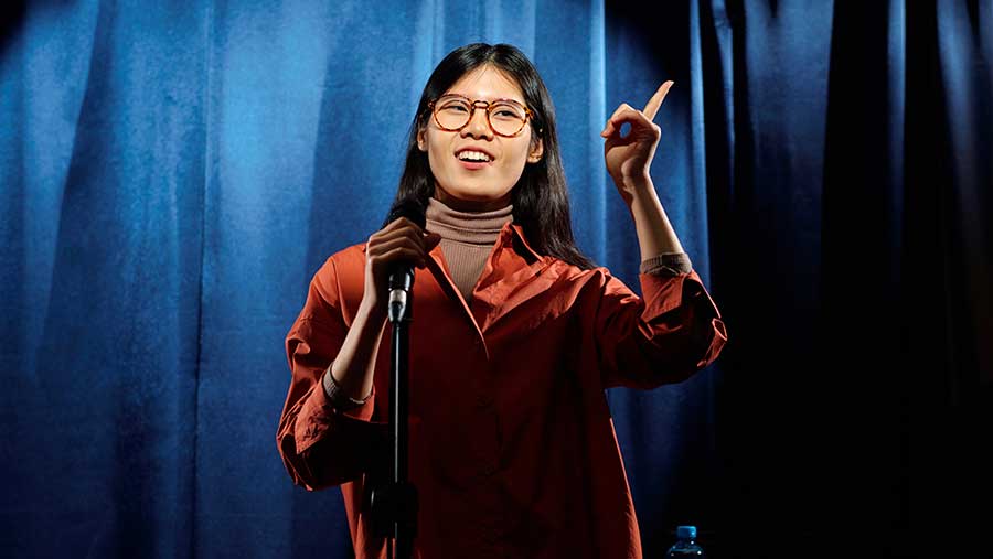 Ilustrasi ⁠Acara Pantun dan Hiburan (Envato)