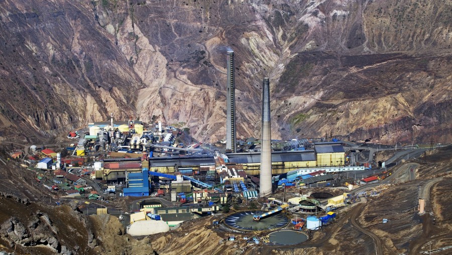 Tambang dan pabrik pemrosesan El Teniente Codelco dekat Rancagua, Chili. Fotografer: Morten Andersen/Bloomberg