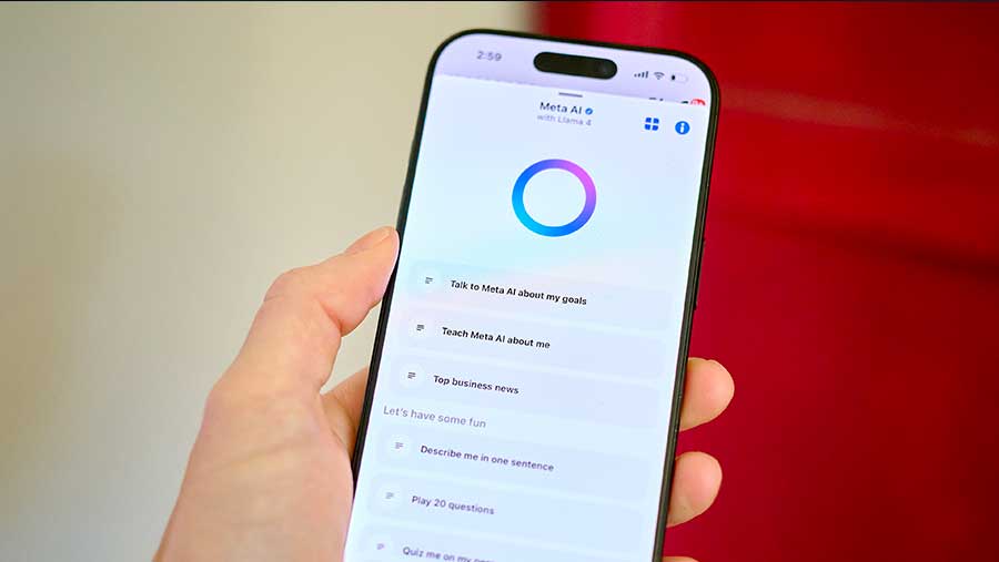 Fitur Meta AI di aplikasi Messenger (Gabby Jones/Bloomberg)