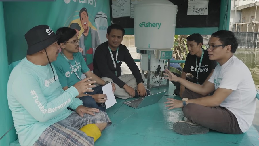 Ilustrasi eks CEO dan pendiri eFishery Gibran Huzaifah. (Dok: Tangkapan layar Bloomberg Original/Youtube)