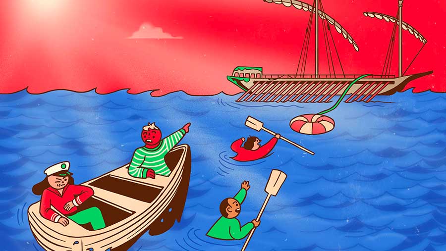  Ilustrasi Dalbert Vilarino untuk Bloomberg Businessweek (Bloomberg)